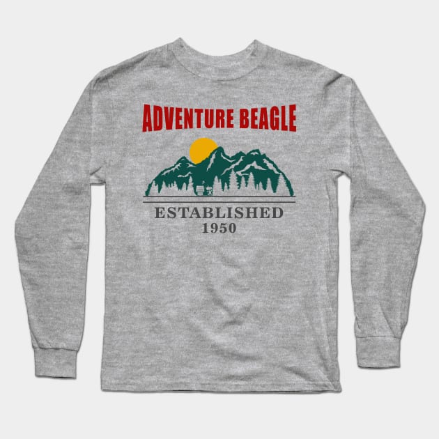 Adventure Beagle Long Sleeve T-Shirt by reintdale